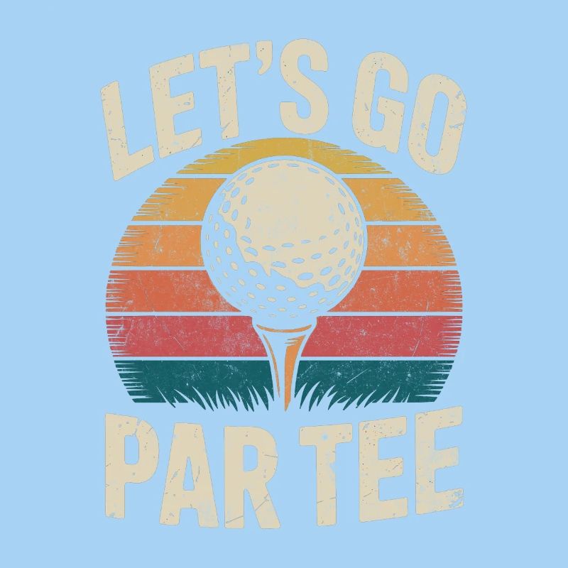 Par tee lustiges Golf Design