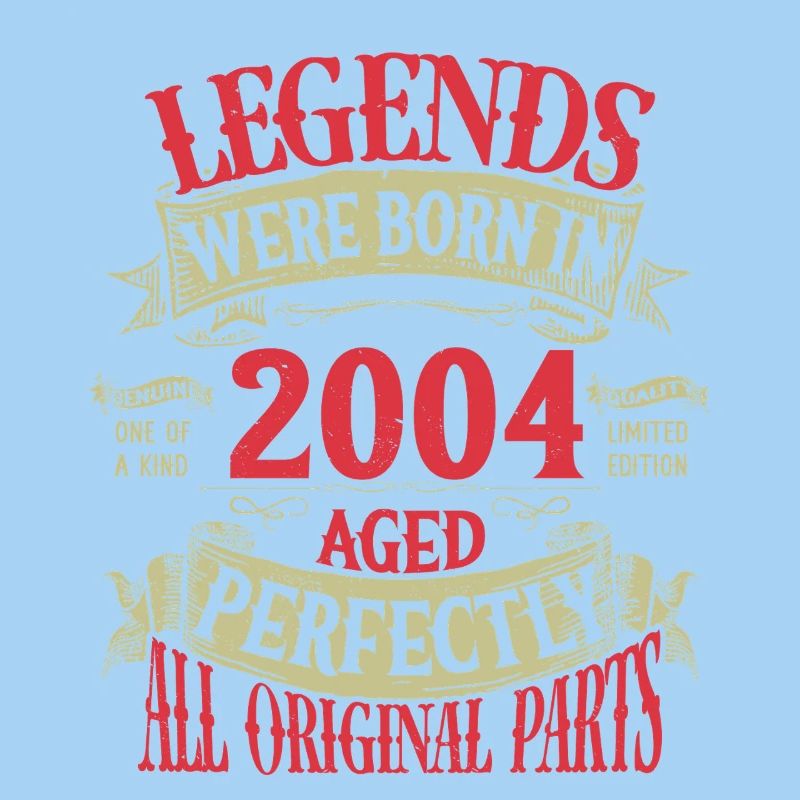 Né en 2004 Style Vintage Heritage Design