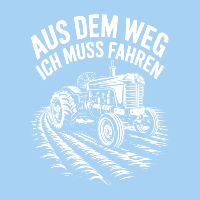 Funny Tractor Shirt Design