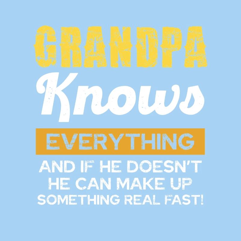 Grandpa knows everything and invents quickly