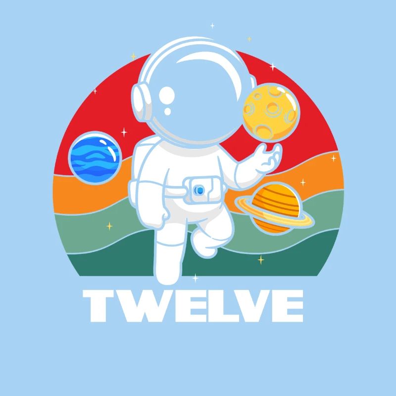 Aventure d’anniversaire de douze ans d’astronaute