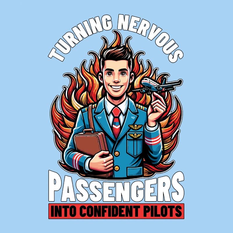 Flight Instructor Turning Nervous Flight Attendant