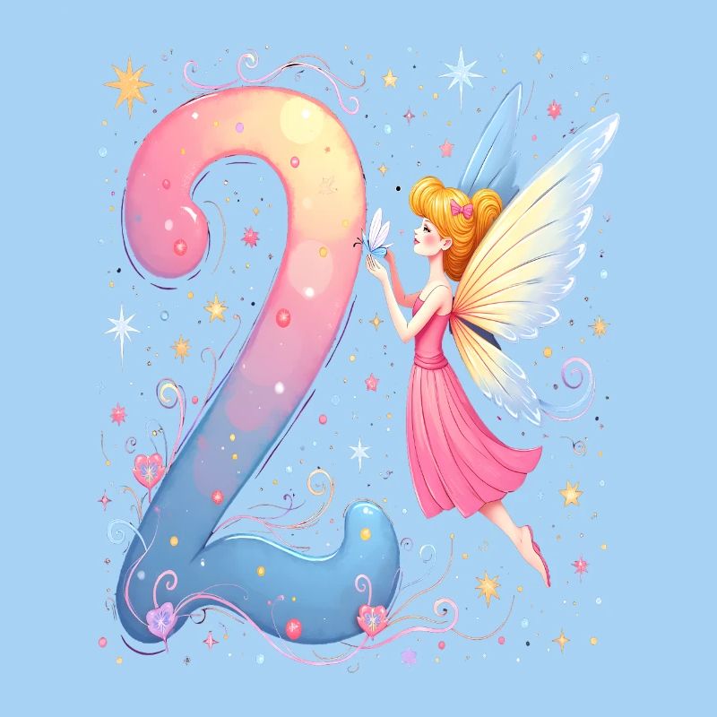 Douce Fée 2ème Anniversaire pour les filles