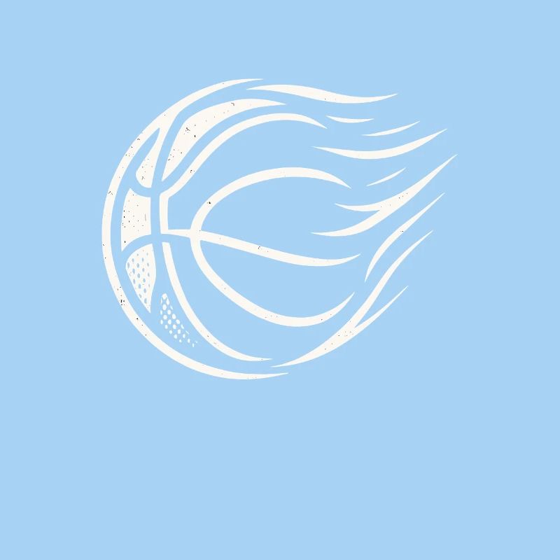 Basketball Flame Ball Design