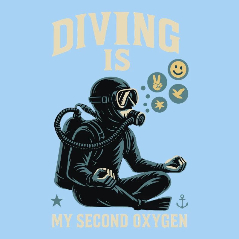 Diving is my second oxygen ocean diver