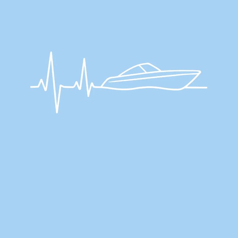 Boot Herzschlag – Motorboot Leben