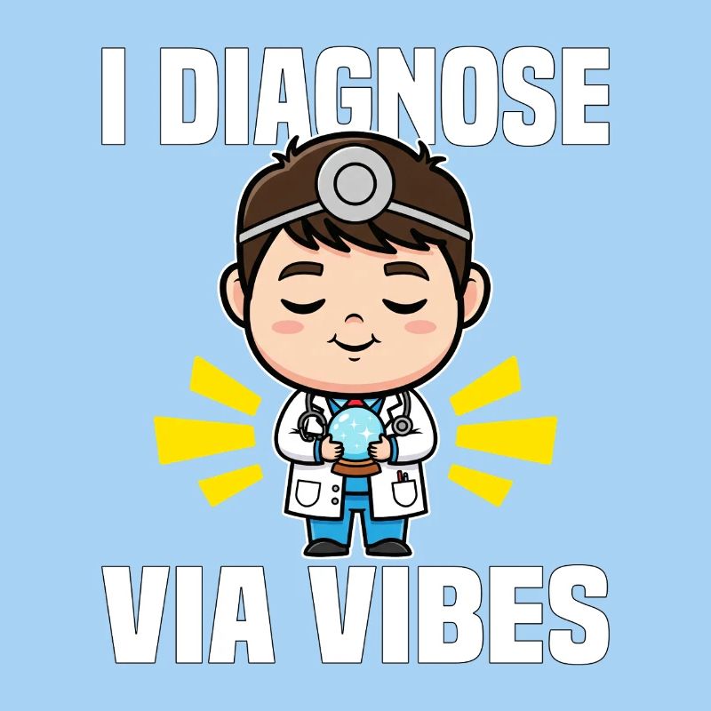 I DIAGNOSE VIA VIBES - DOCTOR GIFT
