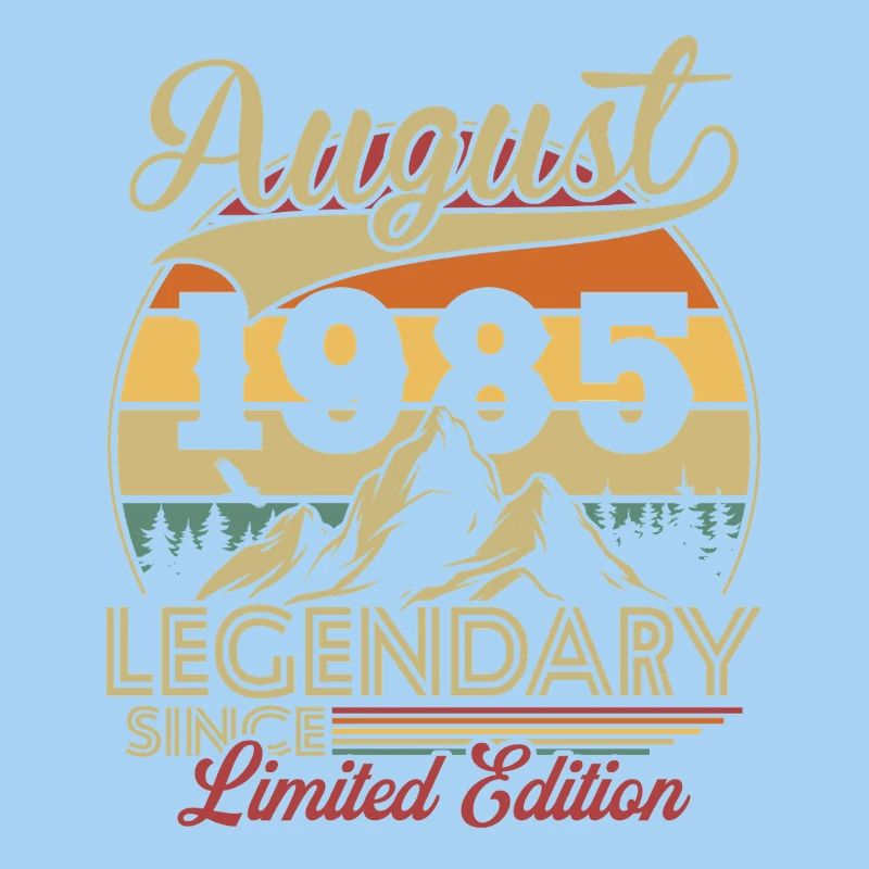 Vintage Retro August 1985 Geburtstagsgeschenk