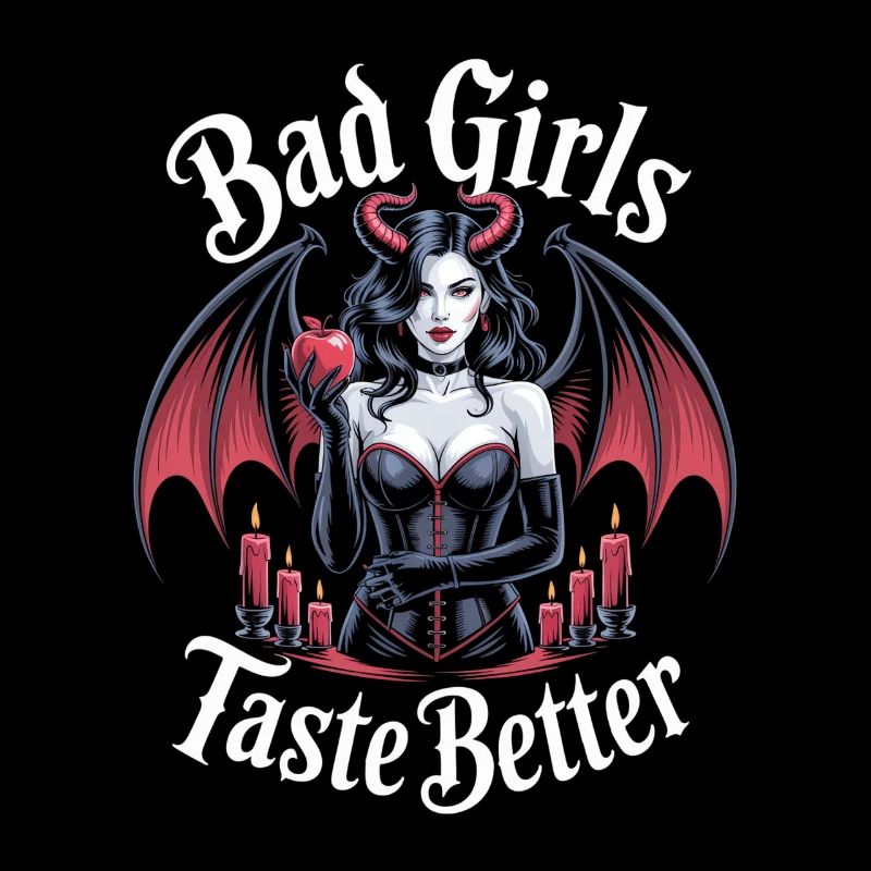 Bad Girls Taste Better! Goth Gothic Emo Baddie