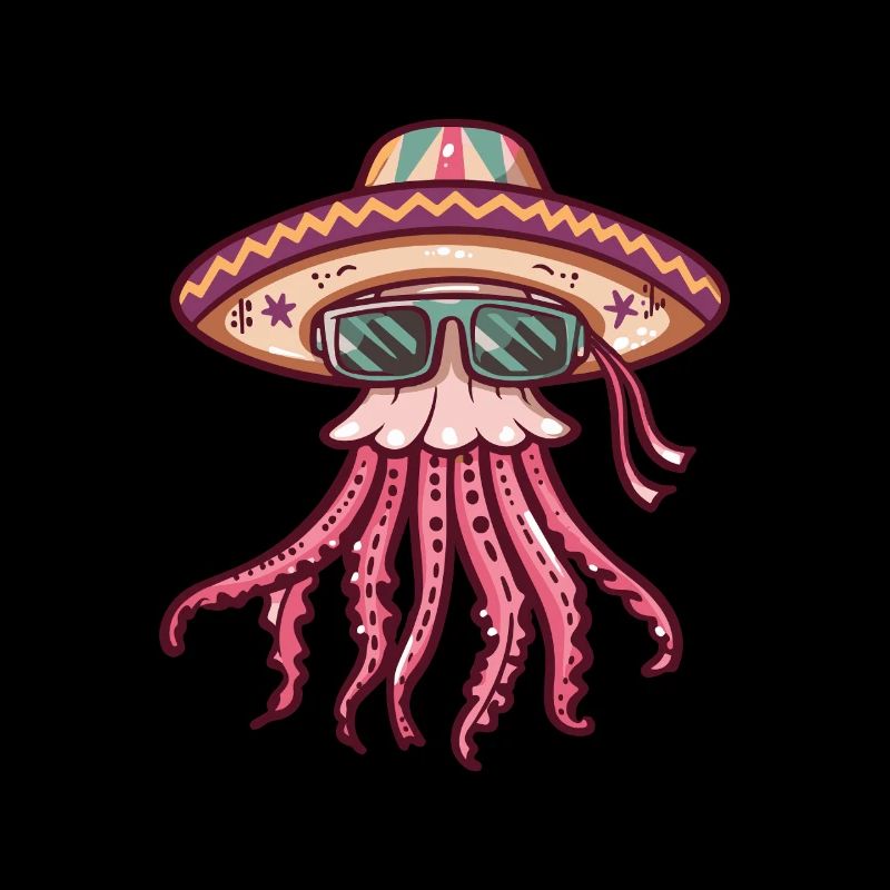 Méduse Drôle Sombrero