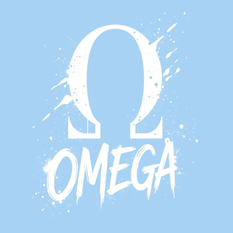 Omega Symbol Splash