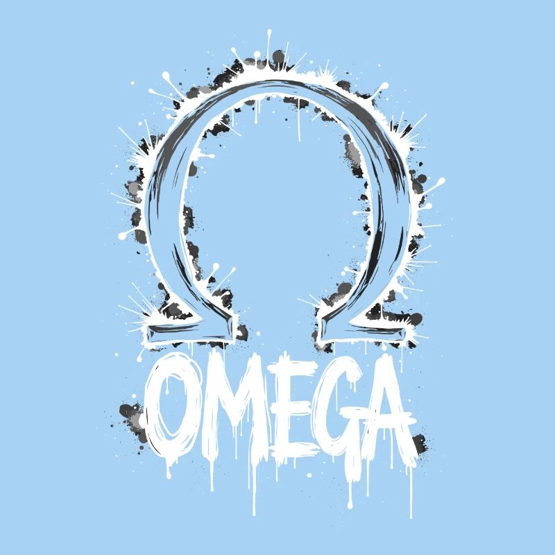 Omega Symbol Splash