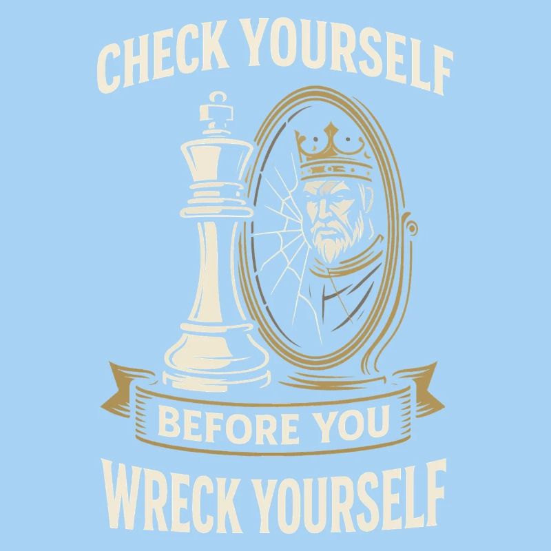 chess player board check yourself,