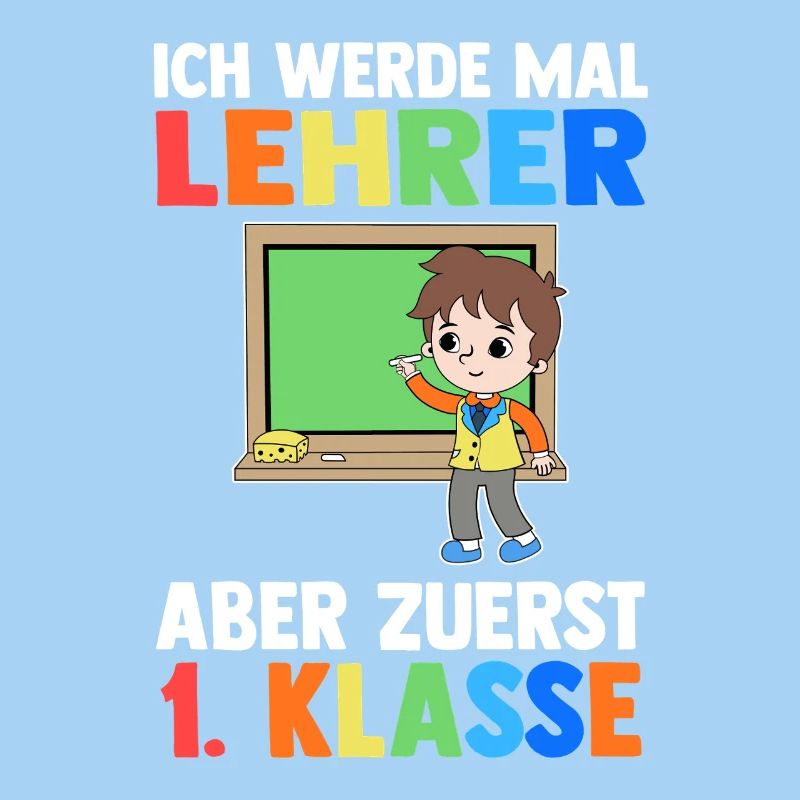 Lehrer Erste Klasse Einschulung Schulkind
