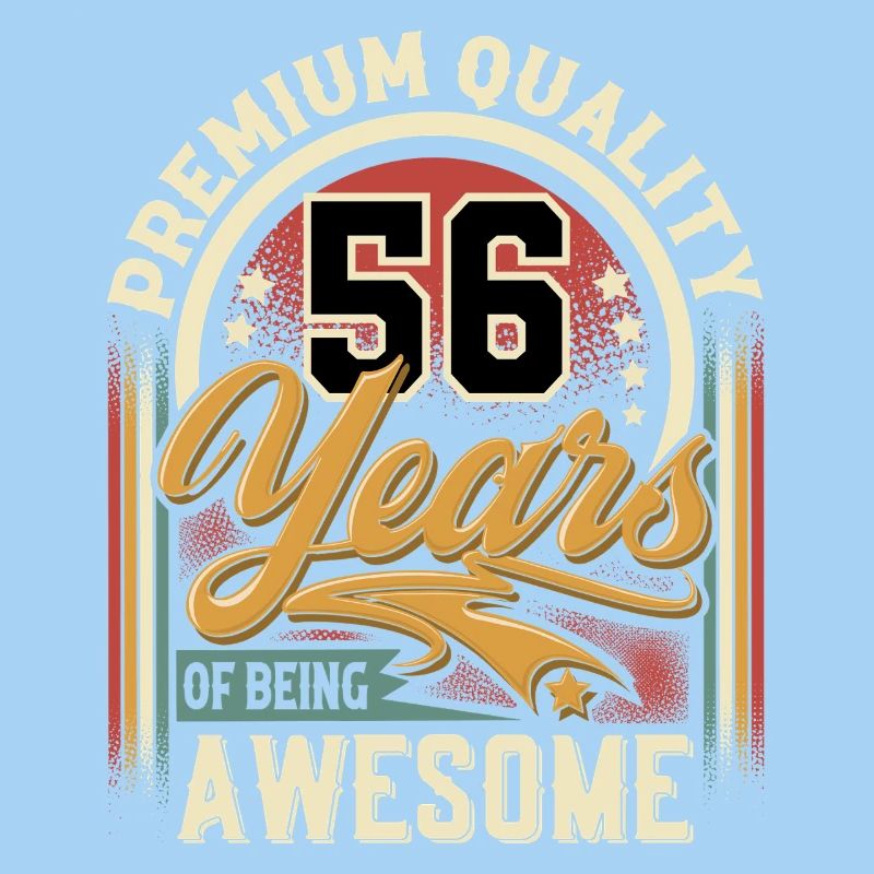 56e anniversaire Vintage