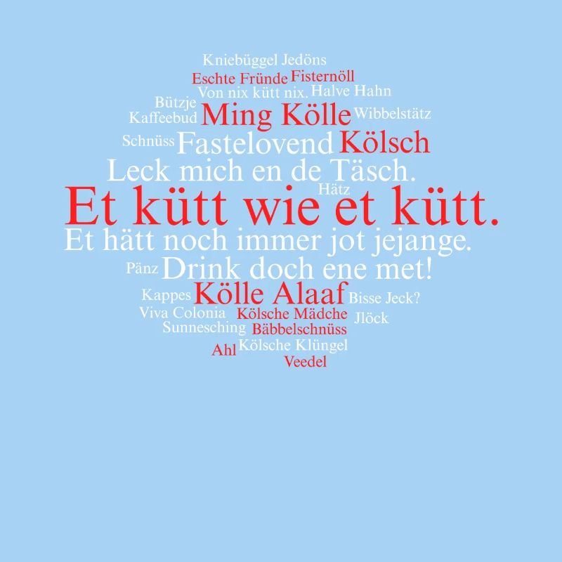Cologne Kölsch Nuage de mots Carnaval de Cologne Alaaf Kölle
