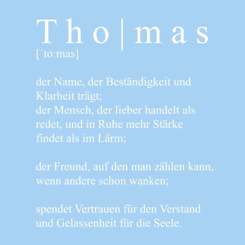 Thomas Definition Typography