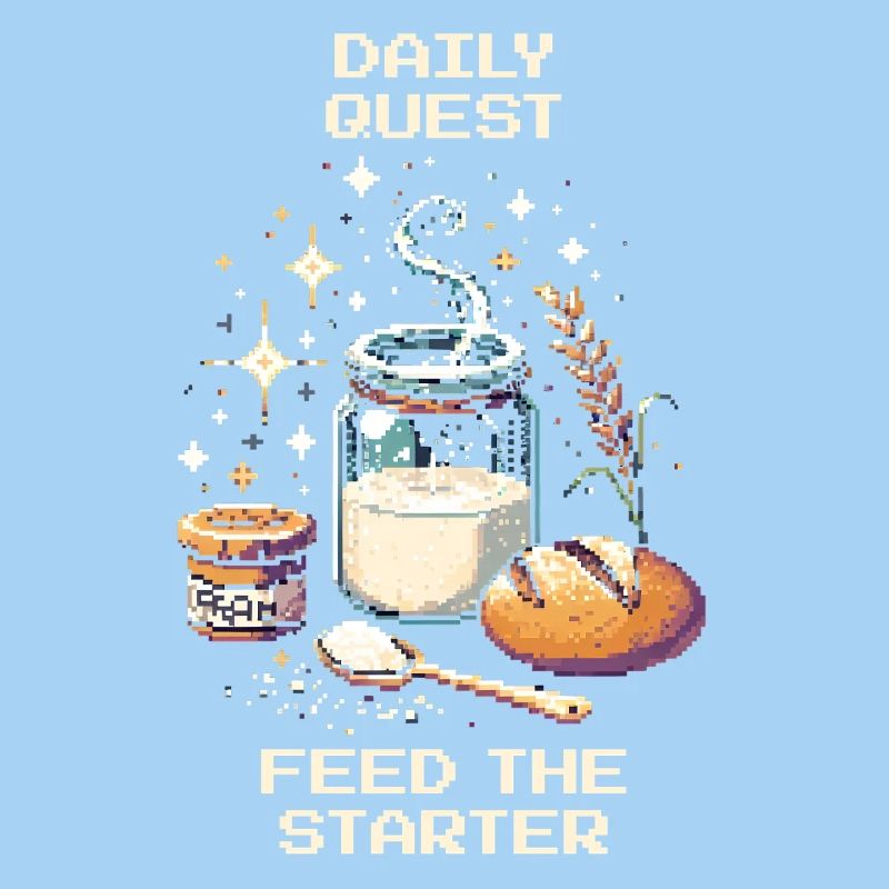 Daily Quest: Feeding Starter | Sourdough