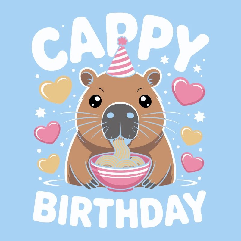 Cappy Birthday Capybara Ramen Capy Birthday