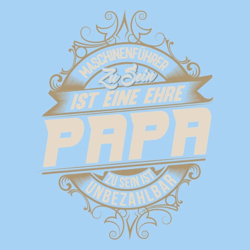 Papa opérateur de machine