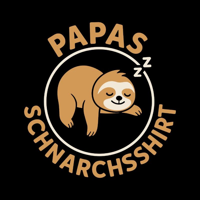 Vaterschaft PAPAS SCHNARCHSSHIRT LUSTIG