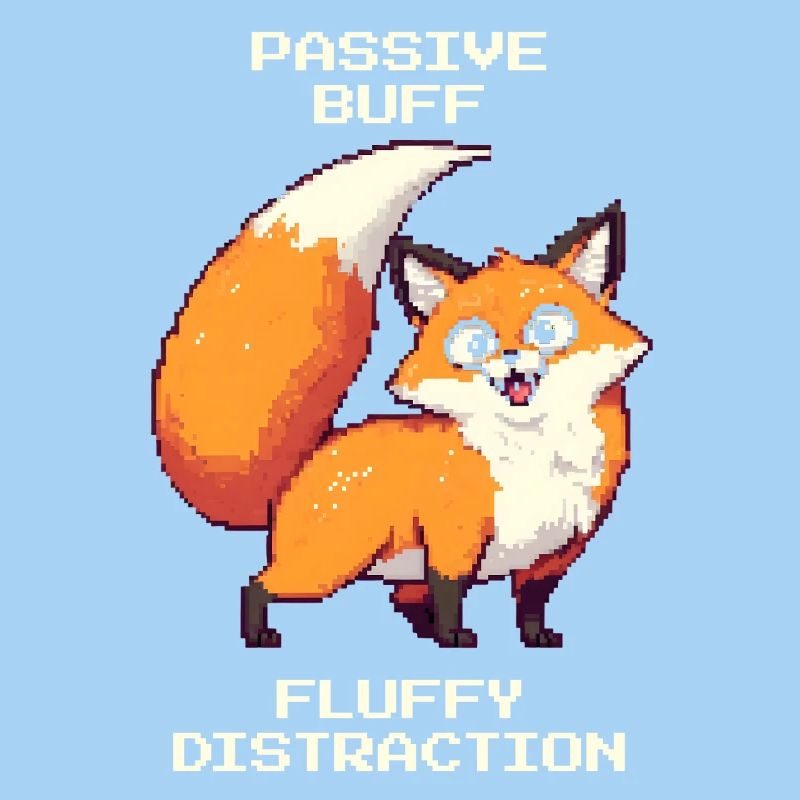 Fluffy Distraction | derpy fox