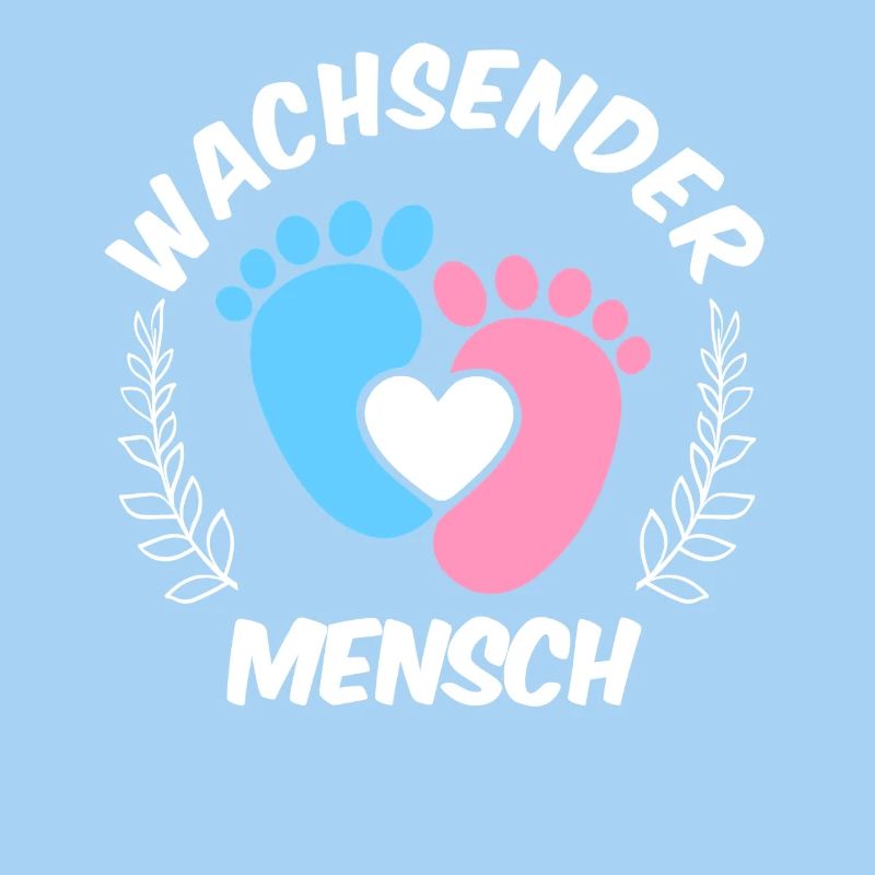 Werdende Mutter WACHSENDER MENSCH Lustig