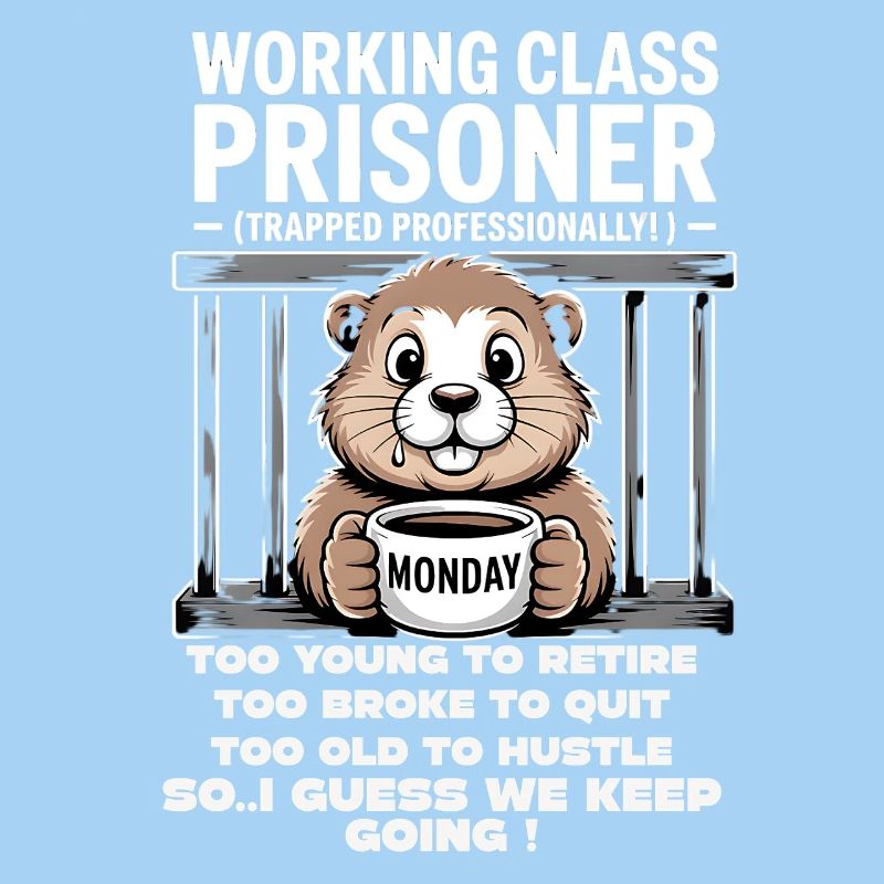 Monday Trapped Work Funny Work Outfit