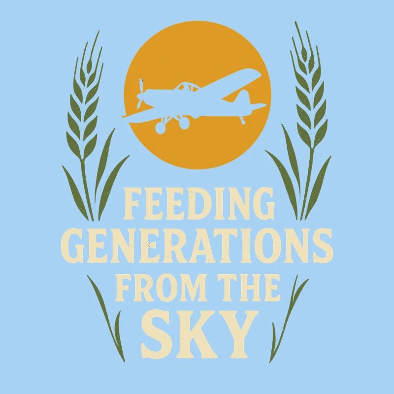 Ländliche Luftfahrt Landwirtschaft Pilotgeschenk