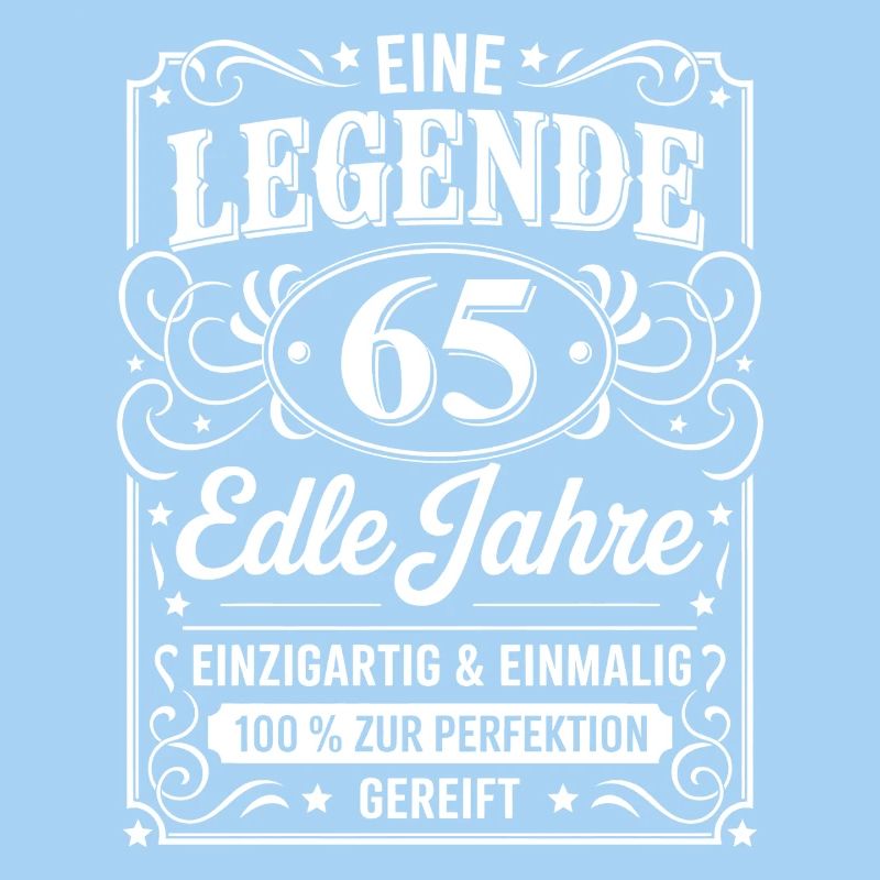 65th Birthday A Legend 65 Noble Years Gift
