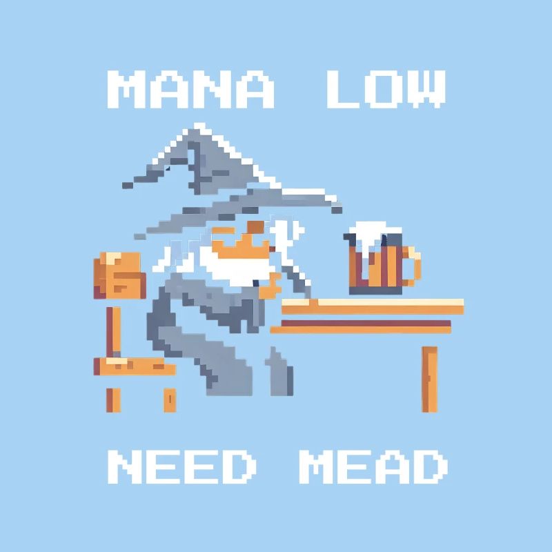 Mana leer? Met hilft! | Zauberer RPG Witz