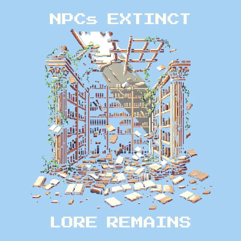 NPCs gone, lore stays | Post-apocalyptic