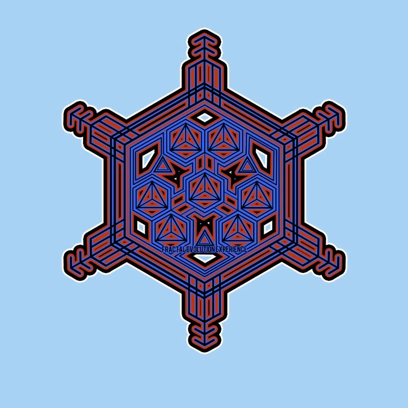 Fractal Evolution Experience Star Hexagon Pattern