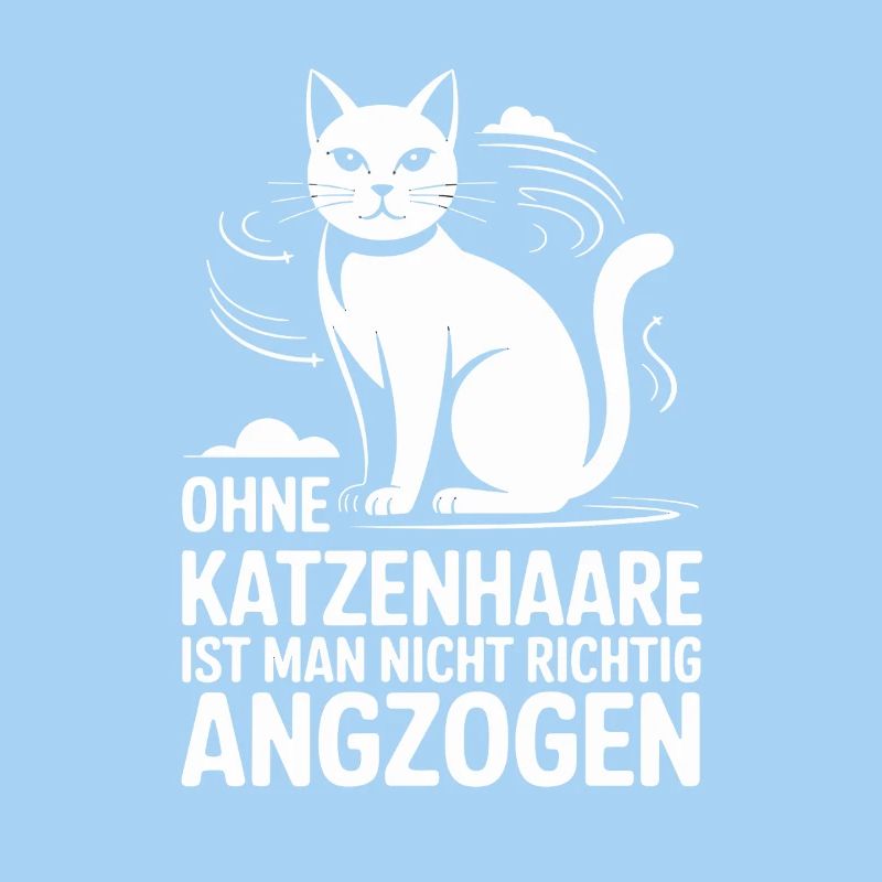 Chat disant que vous n’êtes pas sans poils de chat