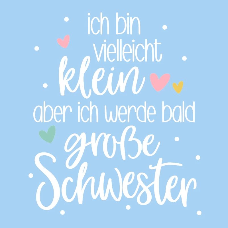 Ich bin klein aber ich werde bald große Schwester 