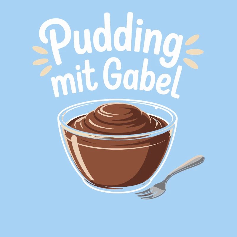 Pudding Mit Gabel