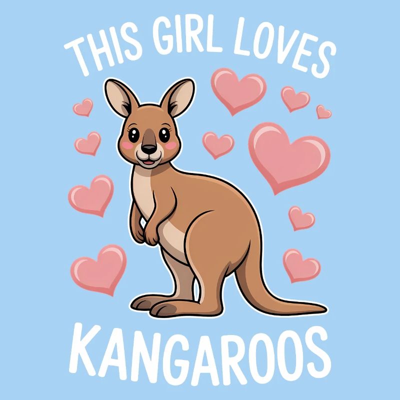 Kangaroo Spruch Mädchen Lustige Kangaroo Geschenk