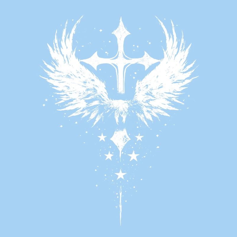 Goth Kreuz Engel Emo