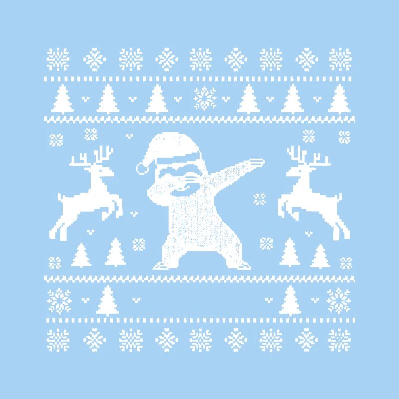 Dabbing Sloth Art de Noël