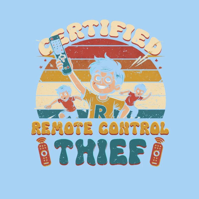 Geschwister Bruder Schwester Remote Control Thief