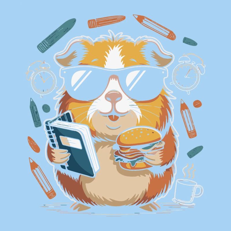 Buchheld Hamster mit Burger