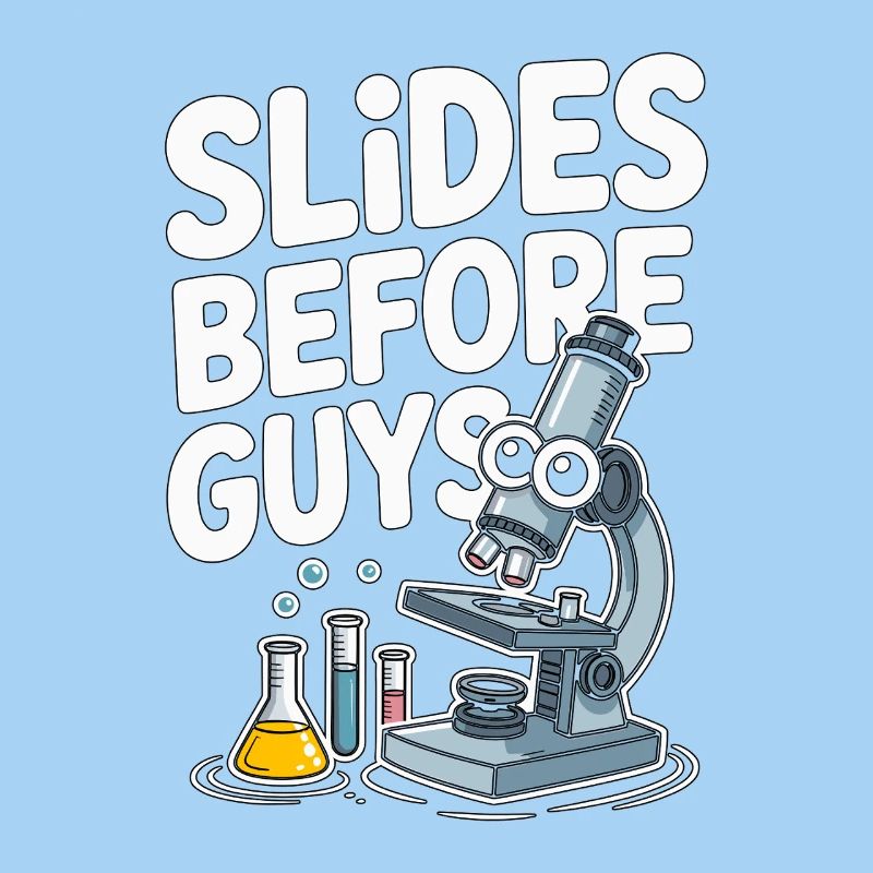 Lab Technician Slides Before Guys Laboratory Work