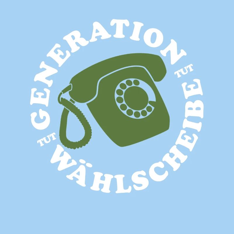 Generation Wählscheibe Festnetz Telefon