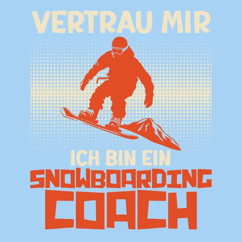 Snowboard Trainer VERTRAU MIR BIN DER SNOWBOARDING