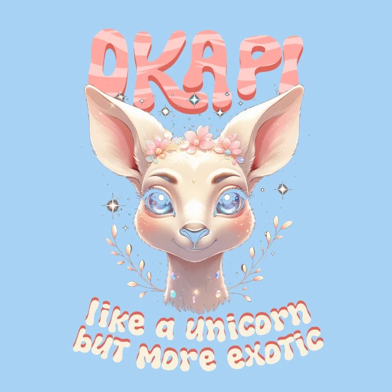 L’okapi comme une licorne mais plus exotique