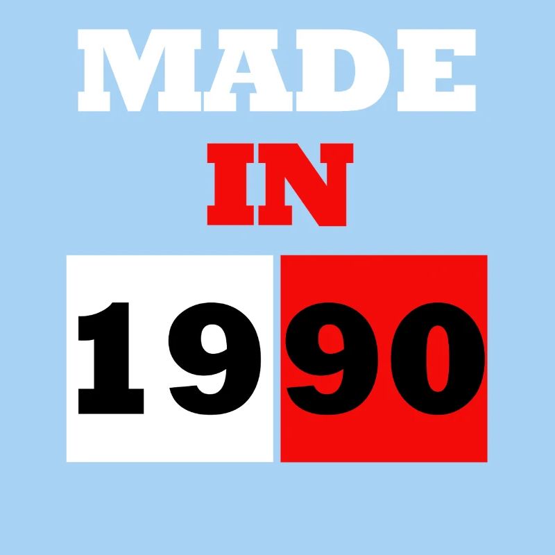 Made in 1990 Retro Blocks