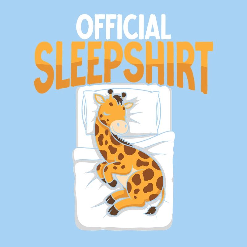 Giraffe im Bett Schlafhemd