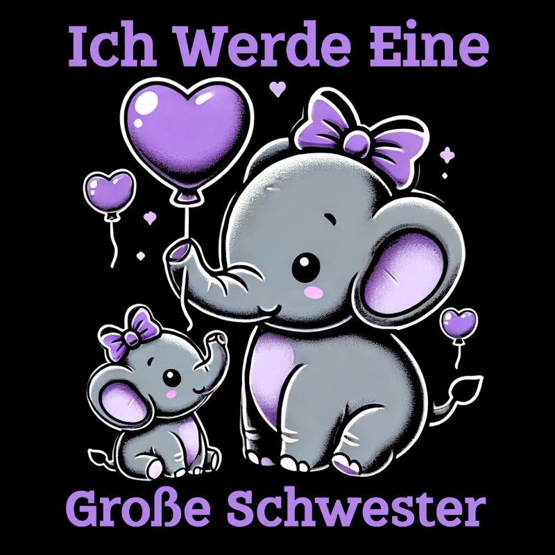 Große Schwester Elefanten Älteres Geschwisterkind