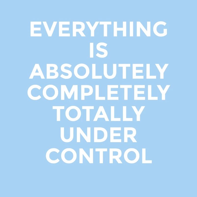 Everything Is Under Control – Funny Saying