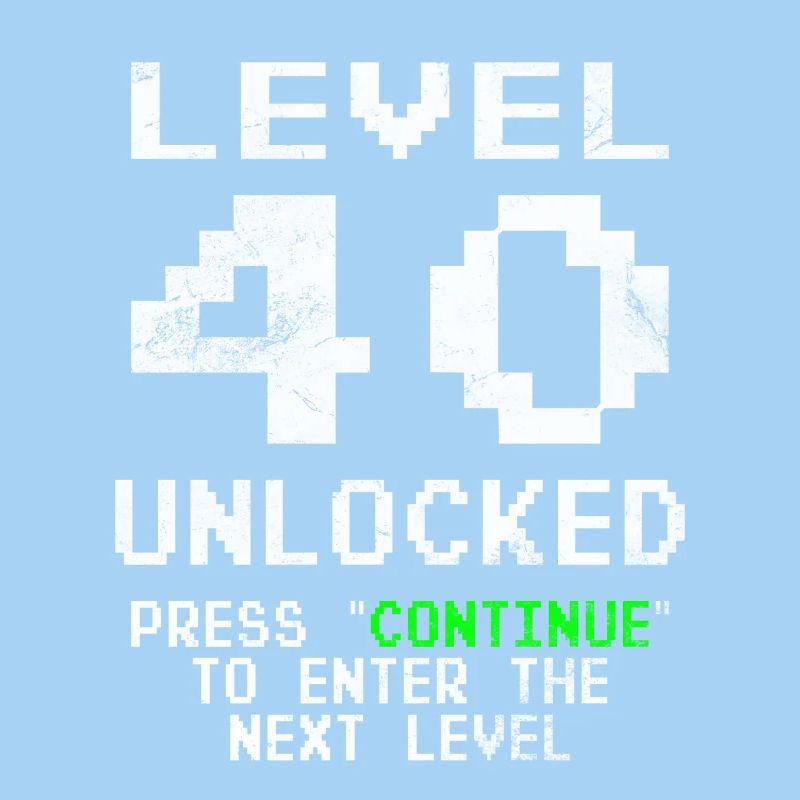 40 Geburtstag Level 40 Unlocked 40 Jahre Geschenk